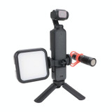 For DJI OSMO Pocket 3 Expansion Bracket Adapter Gimbal Camera Mounting Bracket Accessories, Style: Expand Bracket+Backpack Clip+Mini Triplet