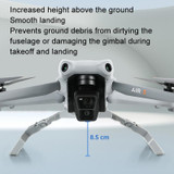 For DJI Air 3 RCSTQ Booster Stand Folding Landing Gear Drop-proof Fuselage Paddle Protection Accessories(Gray)