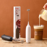 Cordless Handheld Milk And Coffee Frother Household Small Baking Mixing Tool(White)