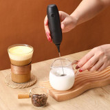 Cordless Handheld Milk And Coffee Frother Household Small Baking Mixing Tool(White)