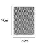 45 x 30cm Filtering And Splash-Proof Litter Mat Pet Double Layer EVA Bedding Pads(Black)