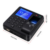 M10 Smart ID Card Recognition Fingerprint Access Control All-in-one Attendance Machine(English Version)