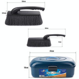 SHINY Car Dusting Duster Car Mop Soft Brush Car Wash Snow Sweeping Tool(With Storage Box)