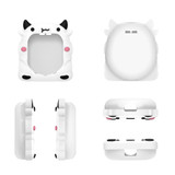 For Tamagotchi Uni (2023) Pet Game Console Silicone Protective Case(White Cow)