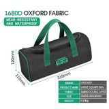 GREENER Fishing Toolkit Waterproof Thickened Oxford Fabric Storage Bag Canvas Handbag, Specification: Large Double Layer