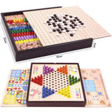 2 in 1 B Model Wooden Multifunctional Parent-Child Interactive Children Educational Chessboard Toy Set