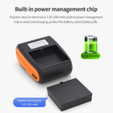 58mm Portable Logistics Takeaway Receipt Bluetooth Thermal Printer(US Plug)