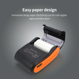 58mm Portable Logistics Takeaway Receipt Bluetooth Thermal Printer(US Plug)