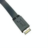 USB 3.1 Type-E To USB-C / Type-C Connector Front Panel Header 0.5m Low Profile Bracket