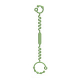 Multifunctional Silicone Bottle Loss Prevention Chain Mug Nipple Clip Fixing Cord(Light Green)