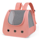 Cat Bag Large-capacity Folding Portable Universal Breathable Pet Bag(Light Pink)