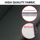 Skin Feeling Car Leather Seat Belt Cover Shoulder Pads 6.5x23cm(Wine Red)