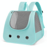 Cat Bag Large-capacity Folding Portable Universal Breathable Pet Bag(Light Green)