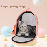 Cat Bag Large-capacity Folding Portable Universal Breathable Pet Bag(Light Green)