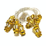 3m 20 Lights Battery Model 3D Palace Lights Decorative String Lights Eid Al-Adha Holiday Lights(Golden -Colorful)