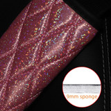 Glitter Car Seat Belt Cover Shoulder Pads Car Accessories 6.5x23cm(Pink)