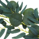 Artificial Greenery Eucalyptus Leaf Vine Simulation Rattan Home Decoration, Style: 1m Eucalyptus Gray White