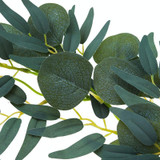 Artificial Greenery Eucalyptus Leaf Vine Simulation Rattan Home Decoration, Style: 2m Eucalyptus Gray White