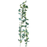 180cm Simulation Greenery Eucalyptus Ivy Leaf Rattan Hanging Fake Flower Decoration Rattan, Style: 60 Head C Model