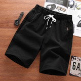 Men Thin Section Sweatpants (Color:Black Size:M)