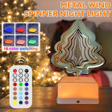 16 Colors 3D Rotating Bedside Lamp Night Light LED Rechargeable Ambient Light Decorative Ornament, Style: Flower