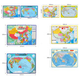 Children Magnetic Map Puzzle Educational Toys, Color: Macaron Medium China