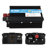 XUYUAN 500W Inverter Power Converter, Specification: 12V to 110V