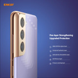 For Samsung Galaxy S21 10 PCS ENKAY Hat-Prince 0.2mm 9H 2.15D Round Edge Rear Camera Lens Tempered Glass Film Protector