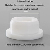 20pcs Universal Wash Basin Overflow Hole Push-type Plug Cap(22-24mm)