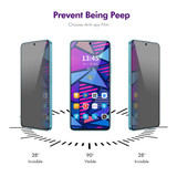 For Motorola Moto G04 ENKAY Hat-Prince 28 Degree Anti-peeping Privacy Tempered Glass Film