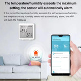 Wifi Temperature And Humidity Meter Sensor Equipment Smart Home Graffiti APP Temperature And Humidity Sensor(Black)