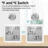 Wifi Temperature And Humidity Meter Sensor Equipment Smart Home Graffiti APP Temperature And Humidity Sensor(White)