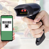 NETUM One-Dimensional Self-Sensing Code Sweeper Handheld Mobile Red Light Scanning Machine, Model: Wired