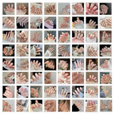 24pcs/box Handmade Nail Glitter Nail Jelly Glue Finished Patch, Color: BY1195(Wear Tool Bag)