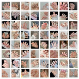 24pcs/box Handmade Nail Glitter Nail Jelly Glue Finished Patch, Color: BY1032(Wear Tool Bag)