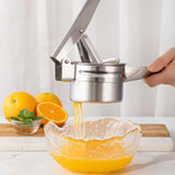 Stainless Steel Potato Press Manual Juicer Vegetable And Fruit Squeezer, Model: SJ-01 Bottom Hole