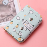 Mini Cute Cartoon Multi-card Slot Credit Card Holder Change ID Storage Bag, Color: Green-Dog