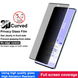 For Honor X50 5G imak 3D Curved Privacy Full Screen Tempered Glass Film