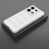 For Infinix Note 30 4G Magic Shield TPU + Flannel Phone Case(White)