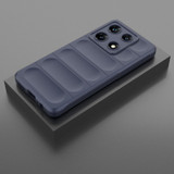For Infinix Note 30 Pro X6788 Magic Shield TPU + Flannel Phone Case(Dark Blue)