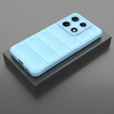 For Infinix Note 30 Pro X6788 Magic Shield TPU + Flannel Phone Case(Light Blue)