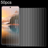 For TCL 50 5G 50pcs 0.26mm 9H 2.5D Tempered Glass Film