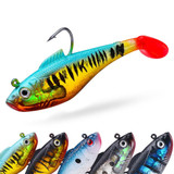 PROBEROS DW6085 Sea Bass Leadfish Soft Lure T-Tail Software Baits Sea Fishing Boat Fishing Bionic Lures, Size: 5cm/3.6g(Color D)