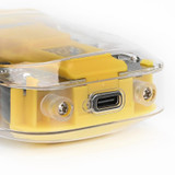 WMARK NG-995 Transparent Body Titanium Plated Blade Reciprocating USB Razor Electric Men Shaving Razor(Yellow)
