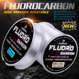 PROBEROS Lures Fluorocarbon Fishing Line Clear Nylon Carbon Fiber Leader Fish Line, Line No.: 5.0(100m)