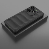 For Tecno Spark Go 2024 / 20C / Pop 8 Magic Shield TPU + Flannel Phone Case(Black)
