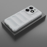 For Tecno Spark Go 2024 / 20C / Pop 8 Magic Shield TPU + Flannel Phone Case(Grey)