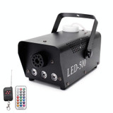 ZQ-B317 500W LED Full Color Remote Control Fog Machine Color Smoke Generator Stage Lighting Bar Lighting, Specification: UK Plug