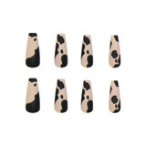 24pcs/box Frosted Leopard Finished Ballet Manicure Patches(BKS549)