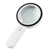 125mm 13 Lights 30X Magnifier With Violet Light Students Elderly Reading Maintenance Magnifying Glass